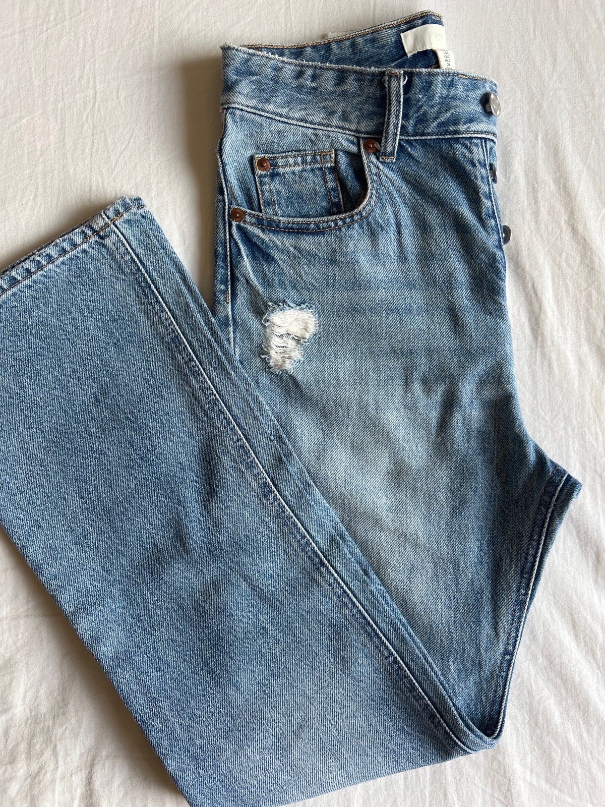 Jean taille haute culotte