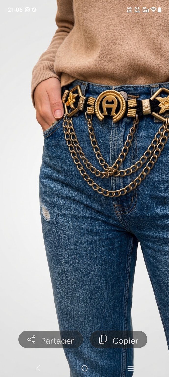 Ceinture vintage Etienne Aigner