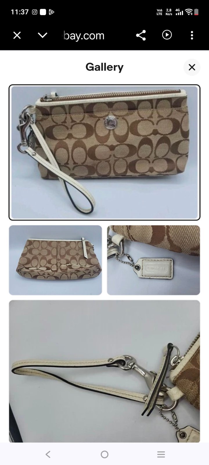 Pochette coach 