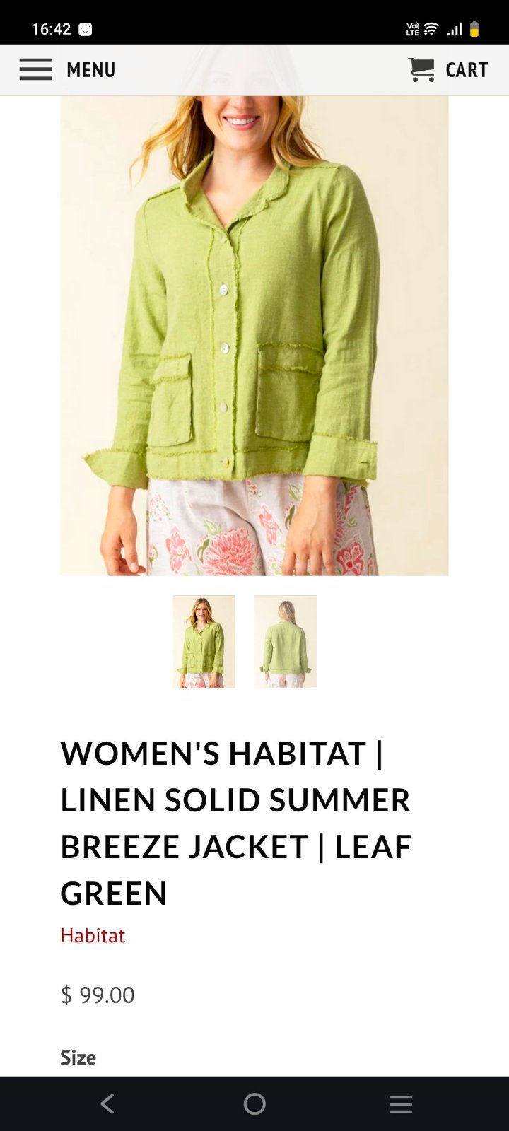 Veste lin