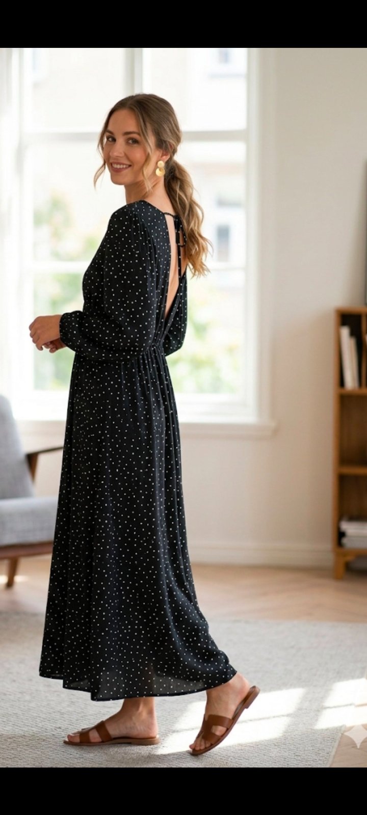 Robe longue hm taille L