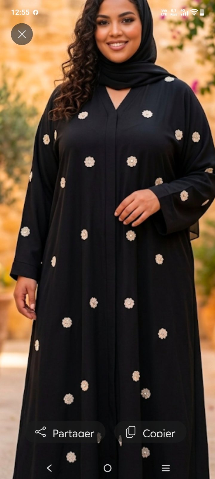 Abaya grande taille 