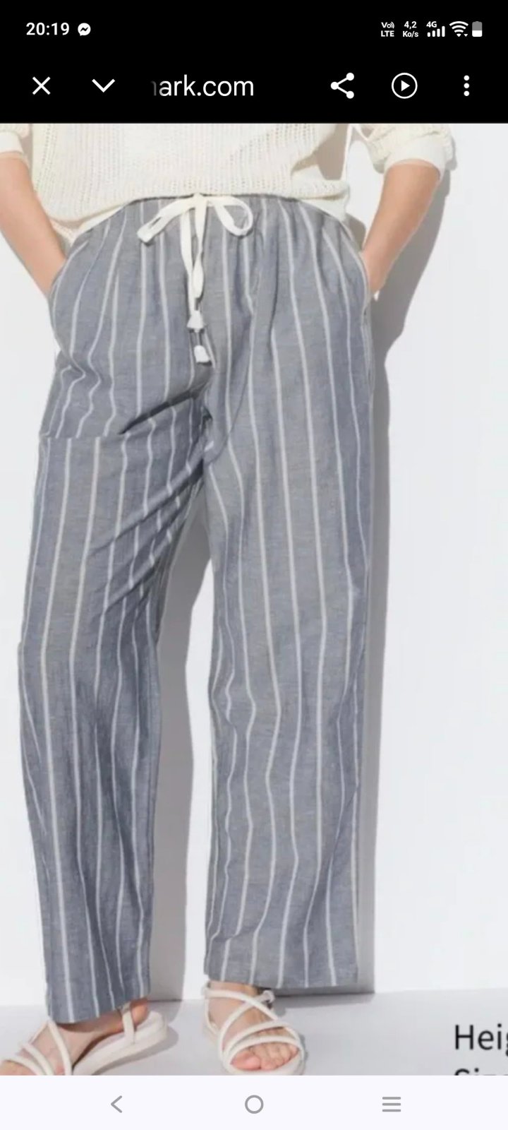 Pantalon lin