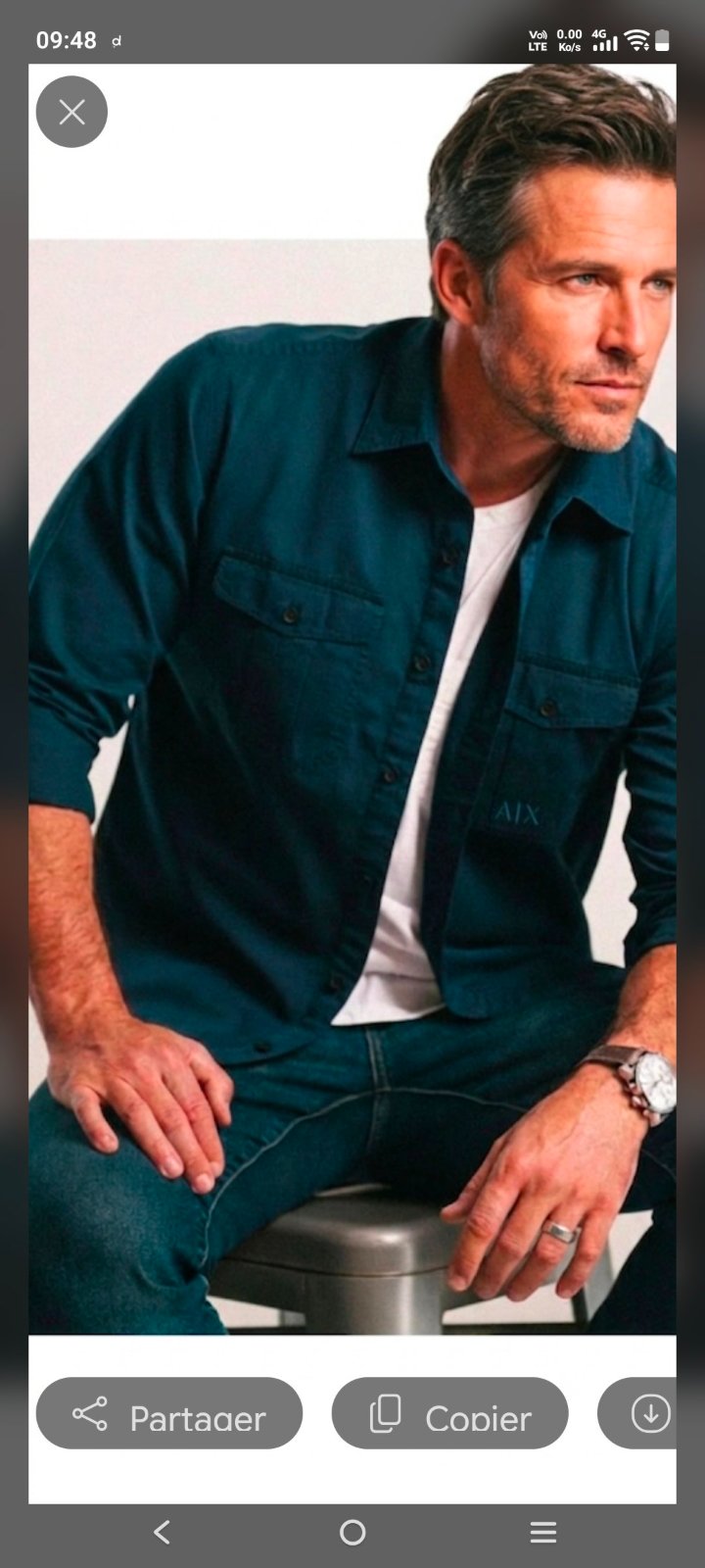 Chemise homme Armani 