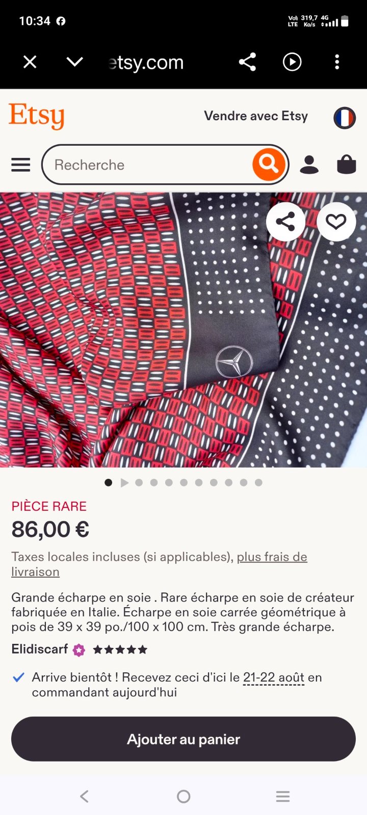 Foulard en soie 