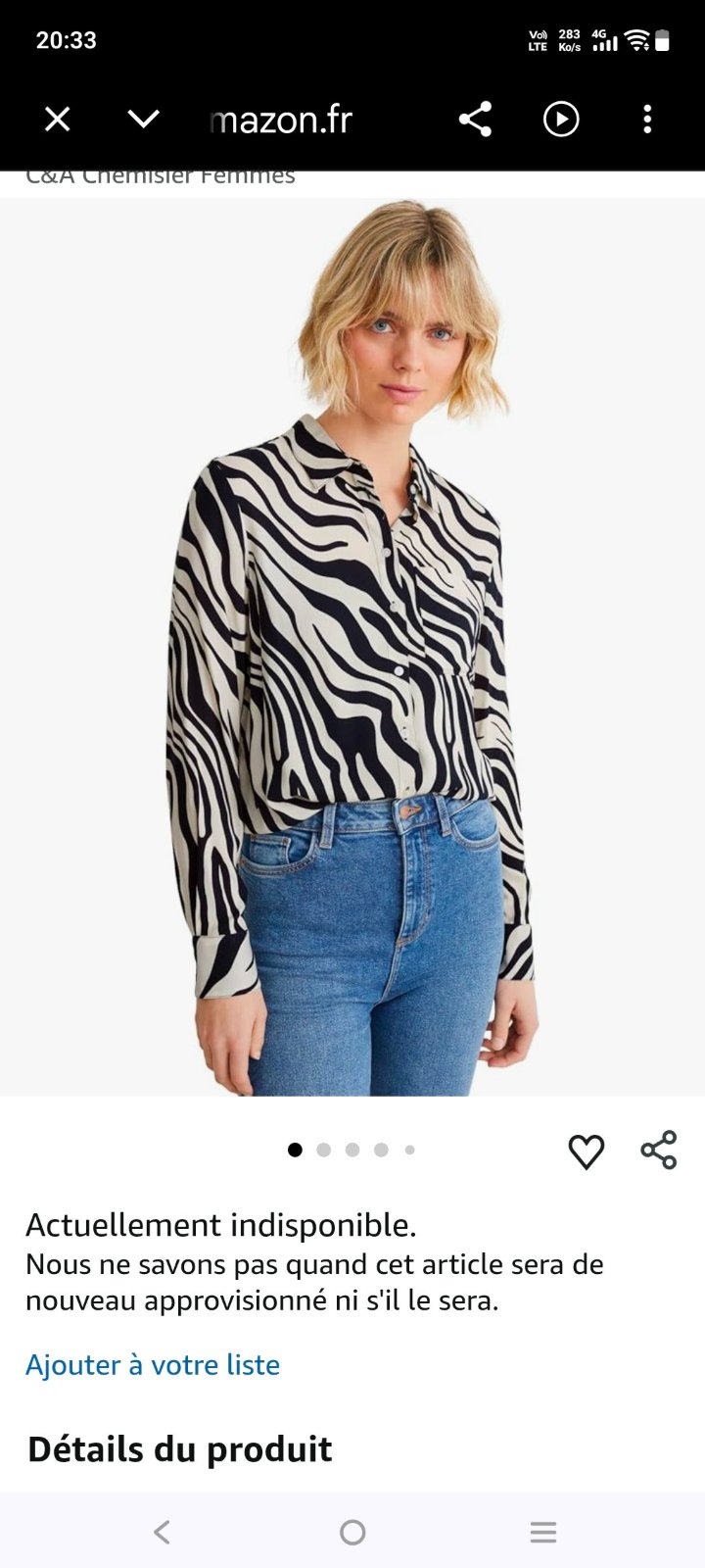Chemise ca taille 44