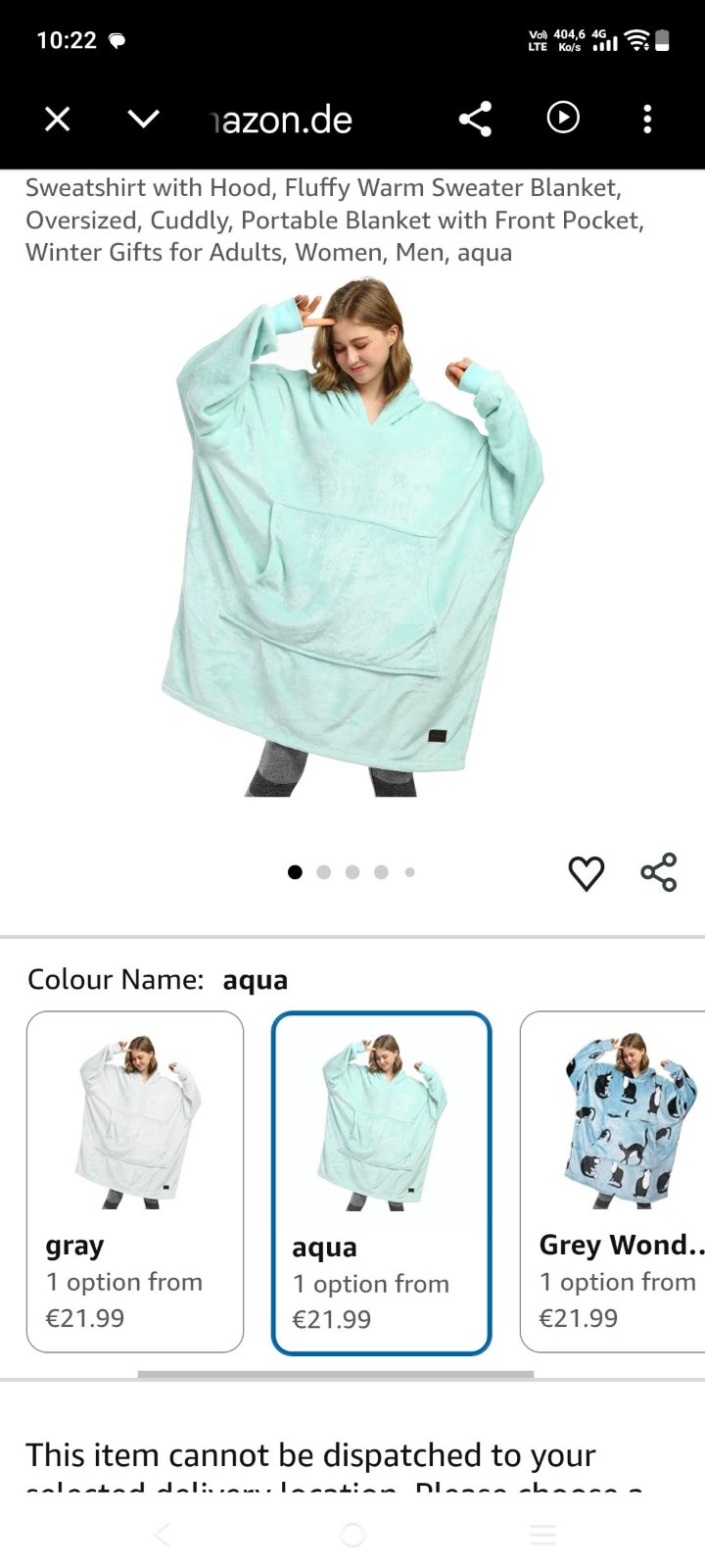 Couverture a capuche 