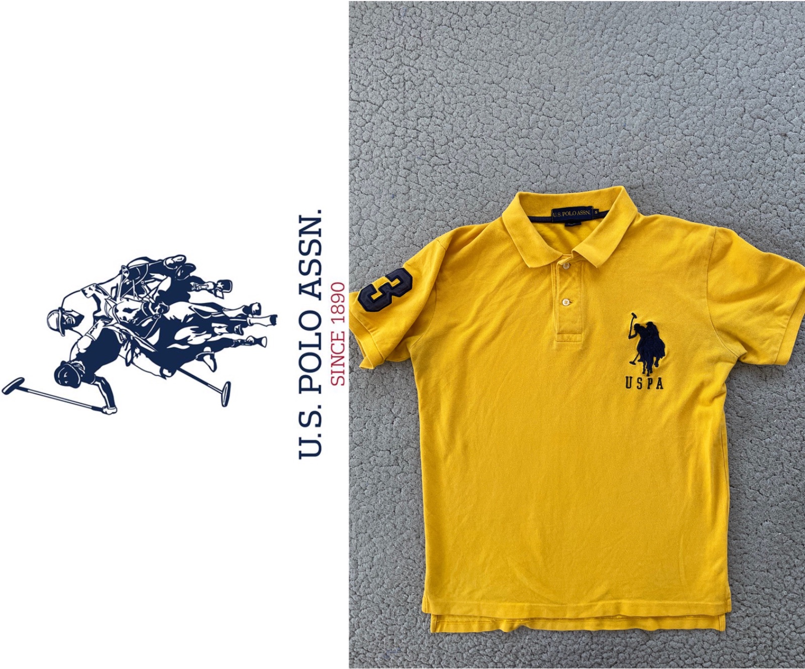 Polo Homme US POLO ASSN Taille S/M
