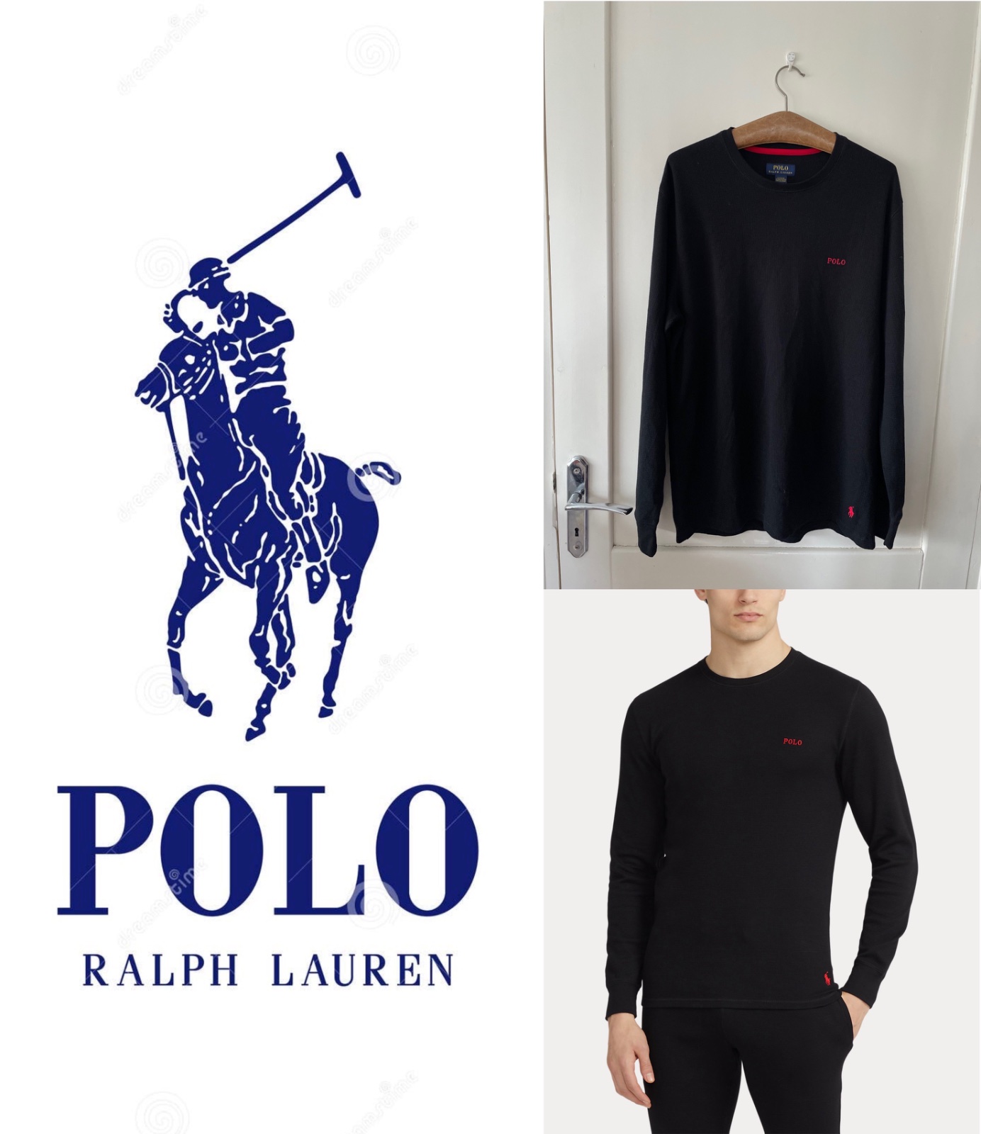 Pull homme de nuit à col rond en maille gaufrée 100% coton taille L/M
