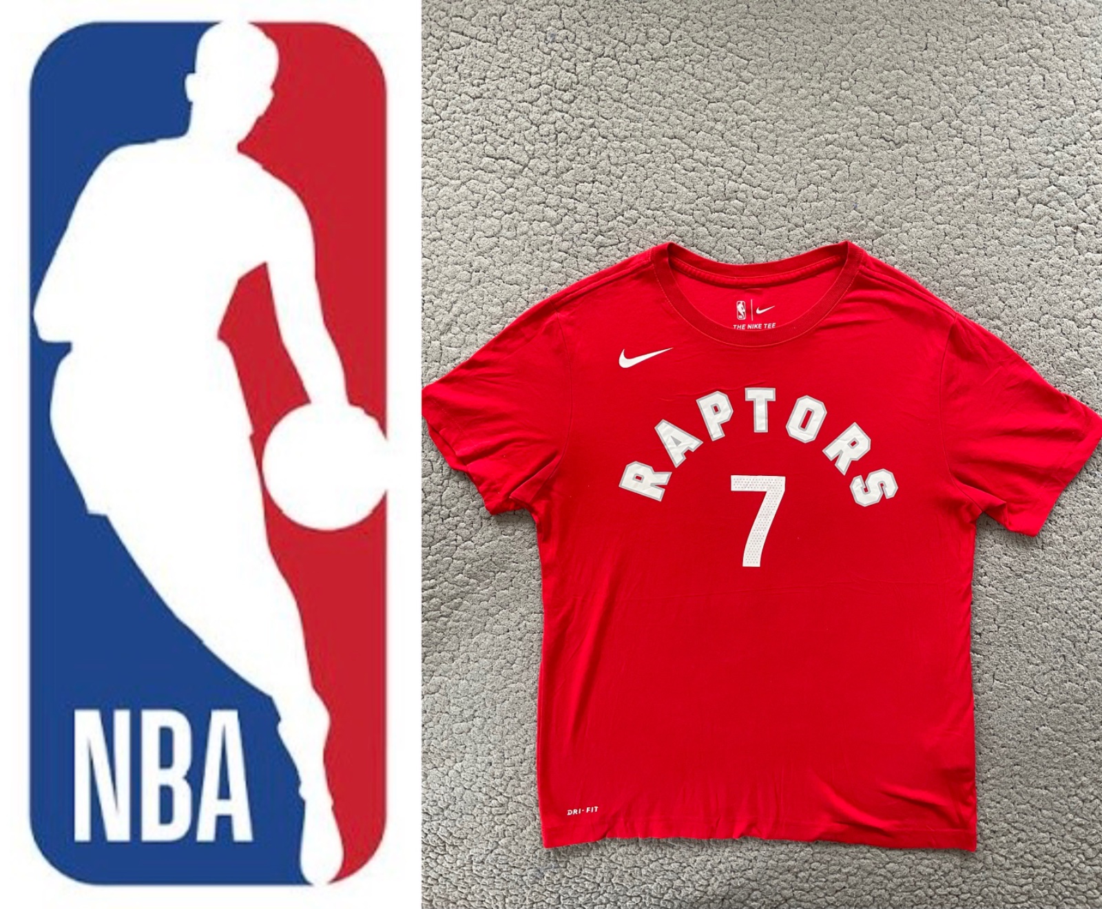 T-shirt Nike NBA DRI-FIT RAPTORS homme Taille M