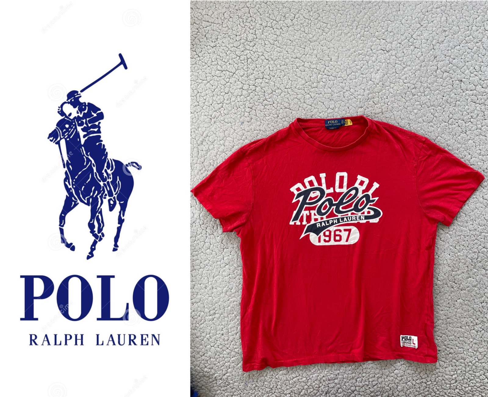 T-shirt homme POLO RALPH LAUREN Taille L/M