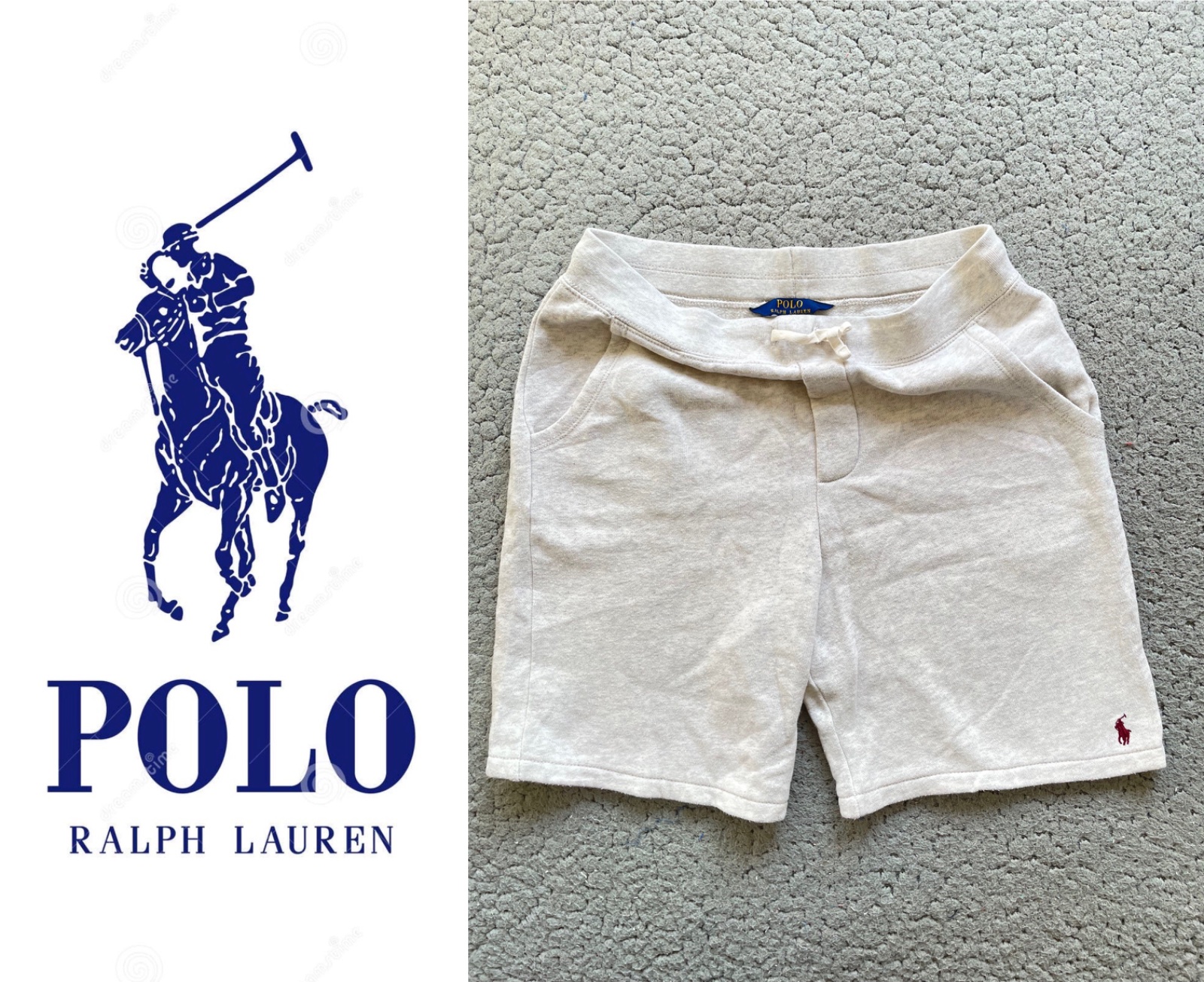 Short homme en coton Polo Ralph Lauren Taille S/M ajusté
