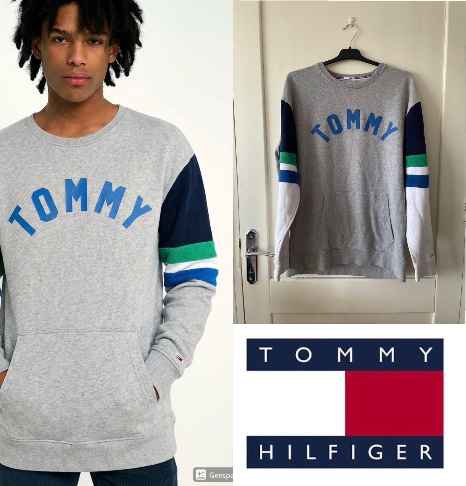 Sweat Tommy jeans 100% coton taille M col rond