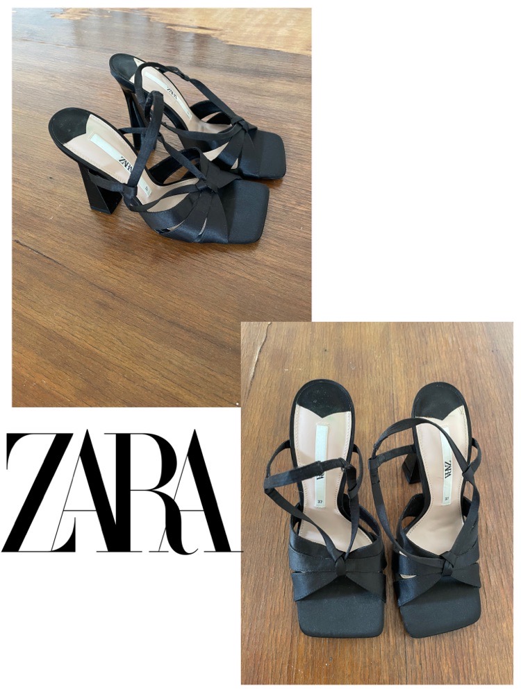 Sandales a talons carrés Zara pointure 37