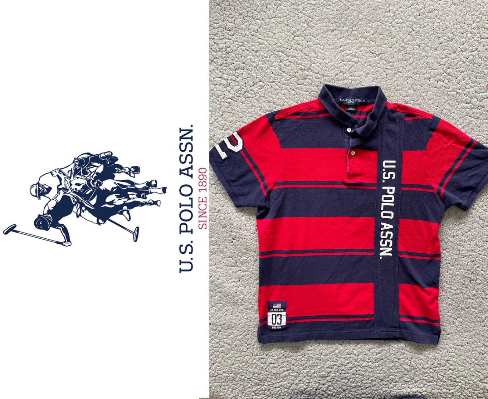 Polo Homme US POLO ASSN Taille M