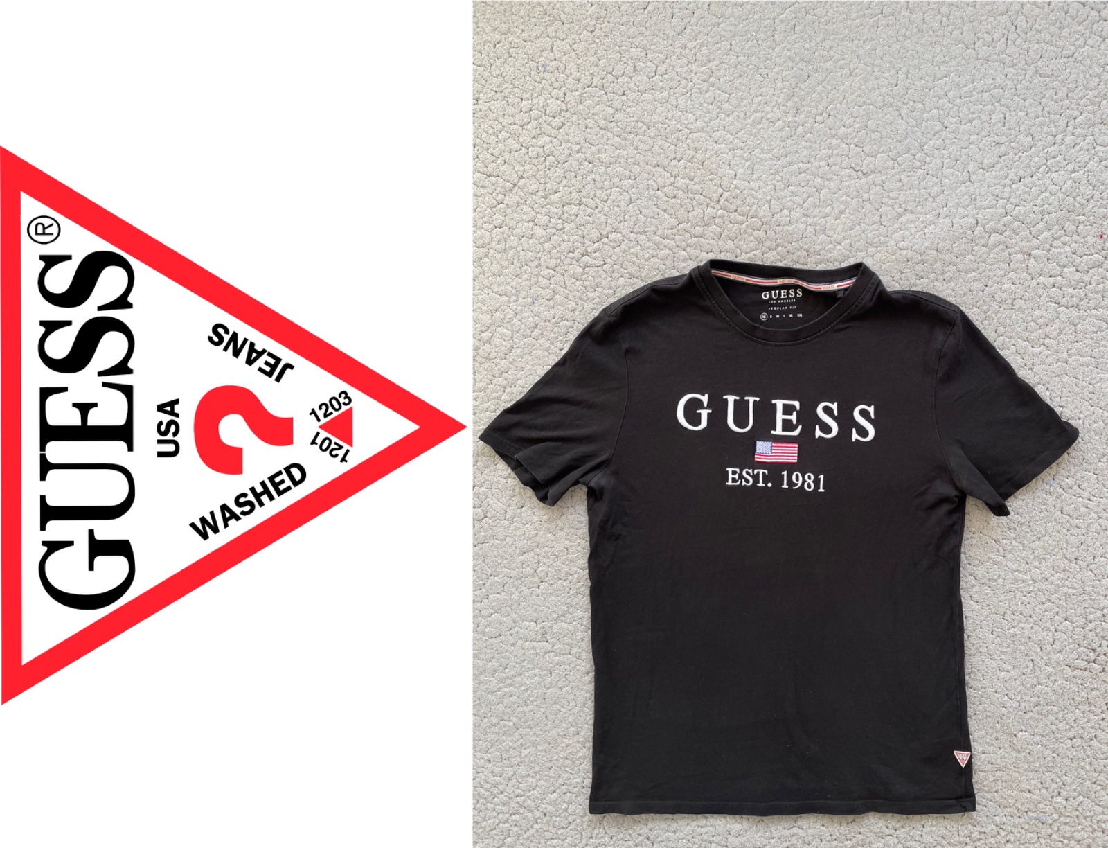 T-shirt homme GUESS Taille M