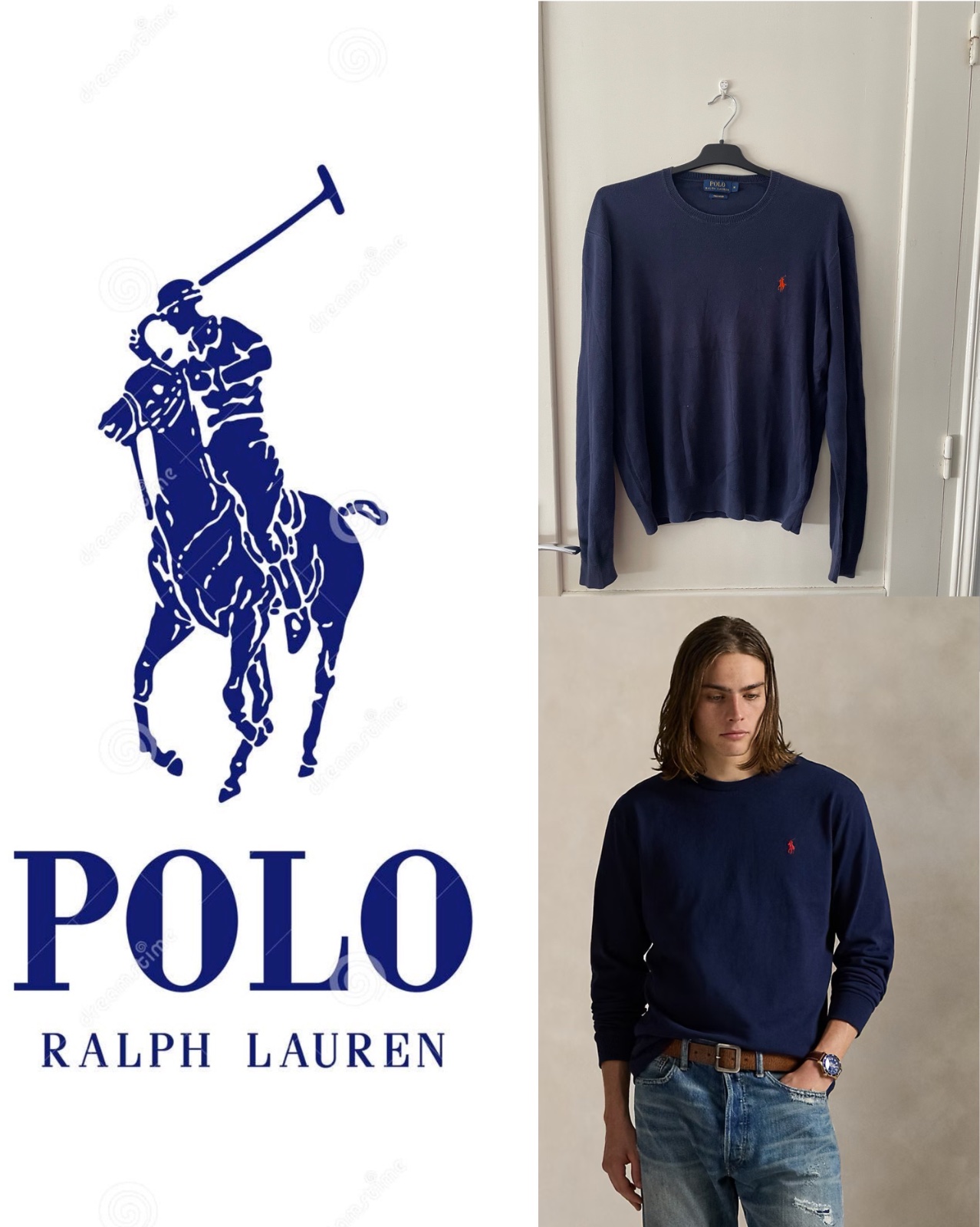 T-shirt à manches longues Classic Fit