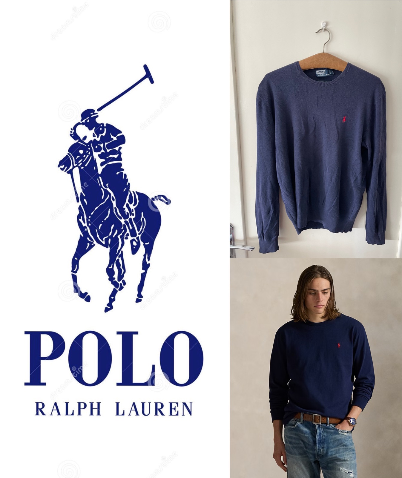 T-shirt Polo Ralph Lauren à manches longues Classic Fit