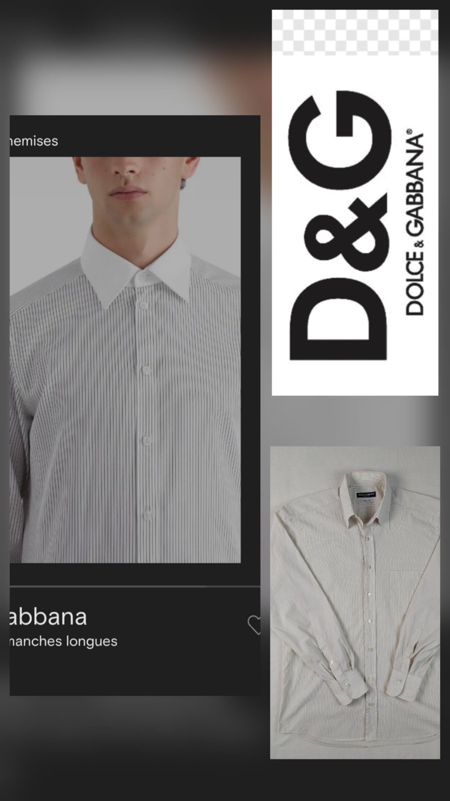 Chemise dolce gabbana