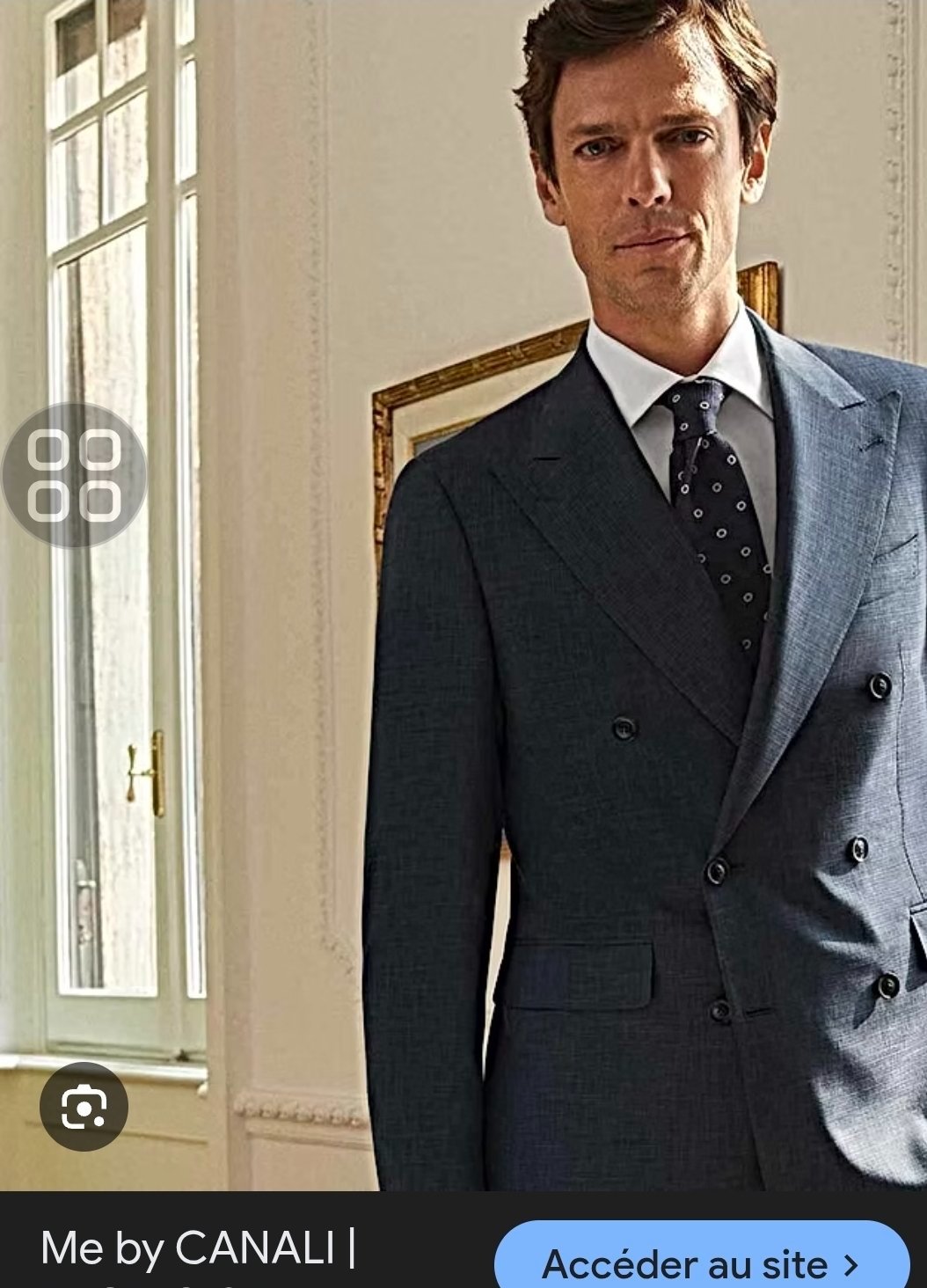 Blazer croisé canali 