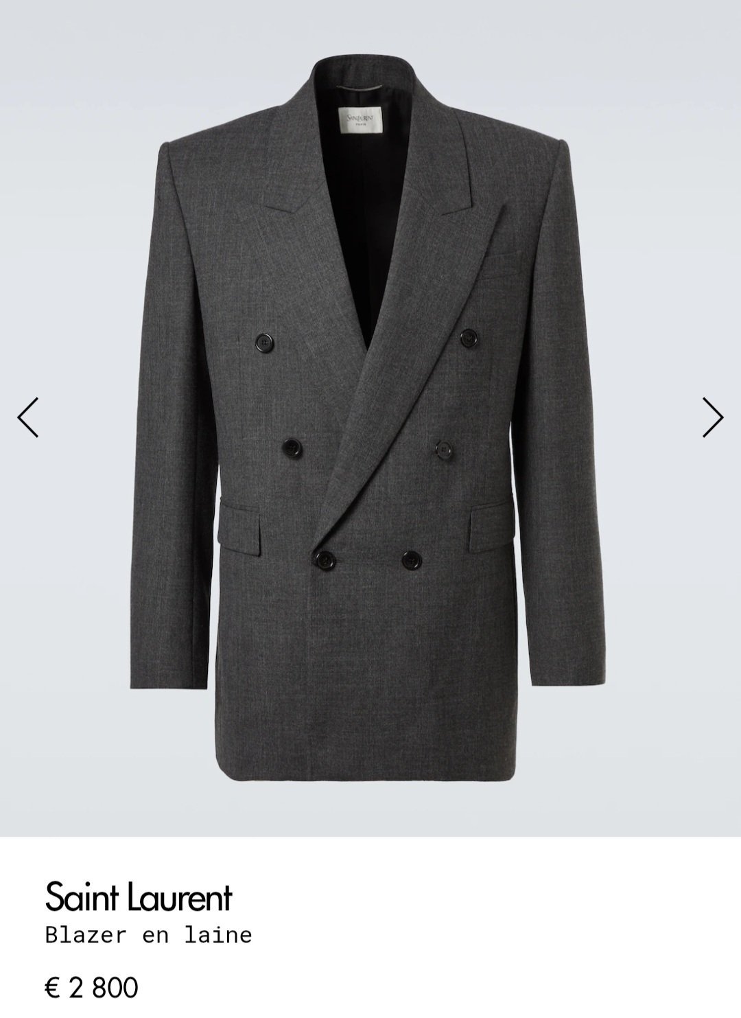 Blazer yves saint laurent 