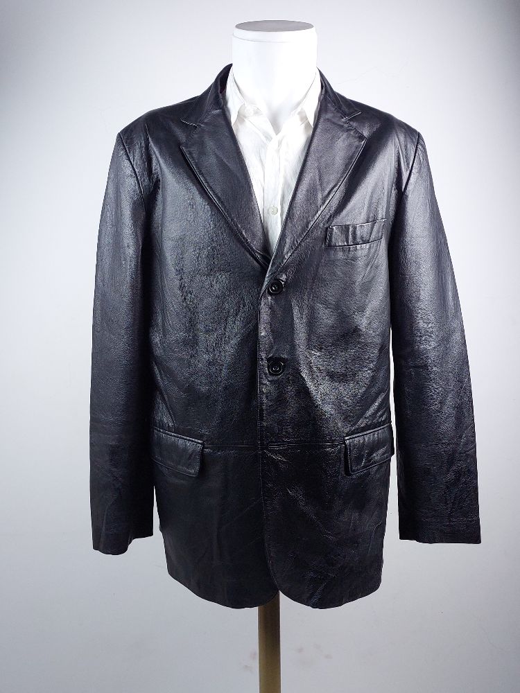 Veste cuir pierre cardin 