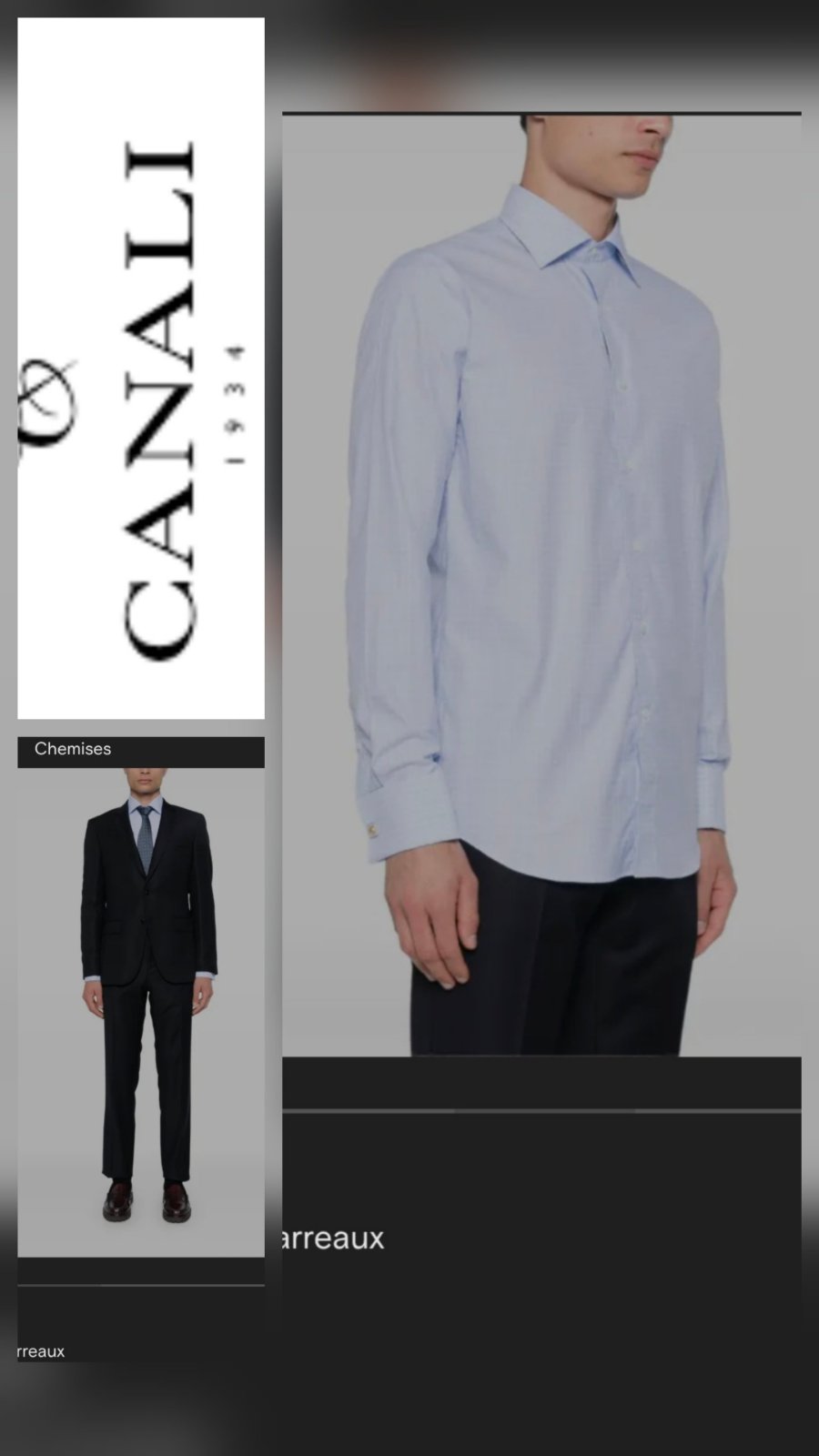Chemise canali 