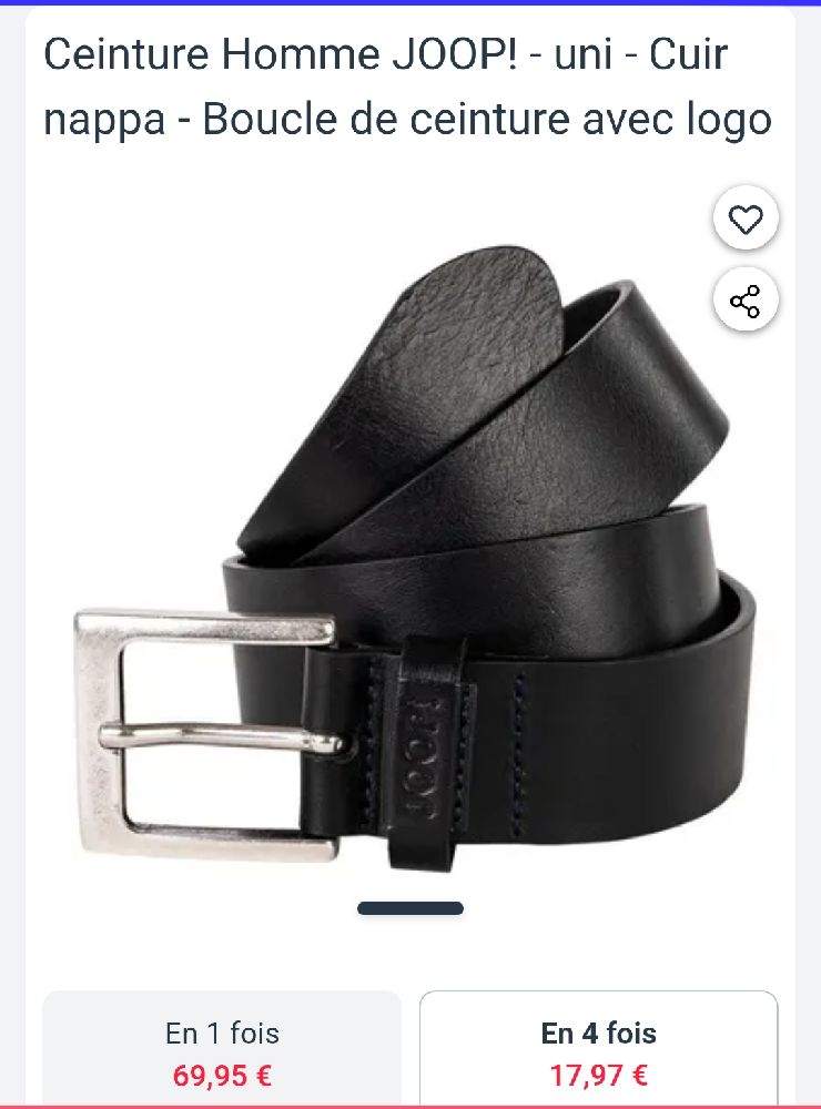 Ceinture joop