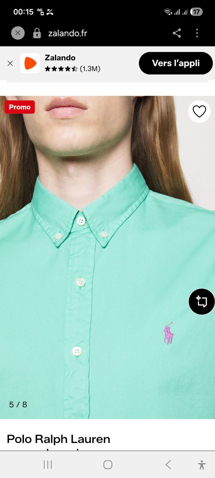Chemise polo ralph lauren 