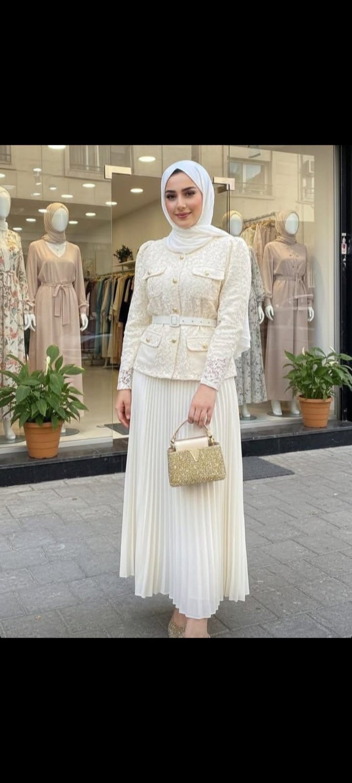 Robe beige