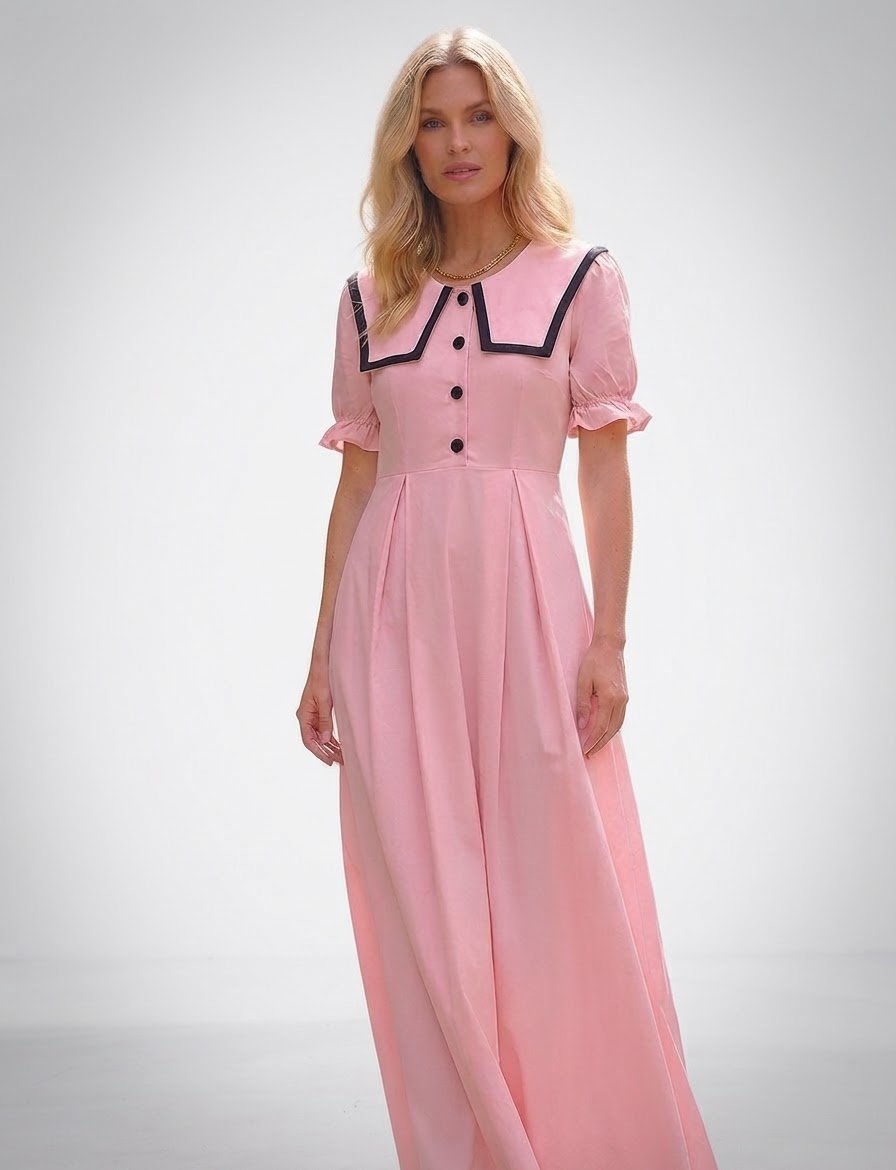 Robe rose claire 