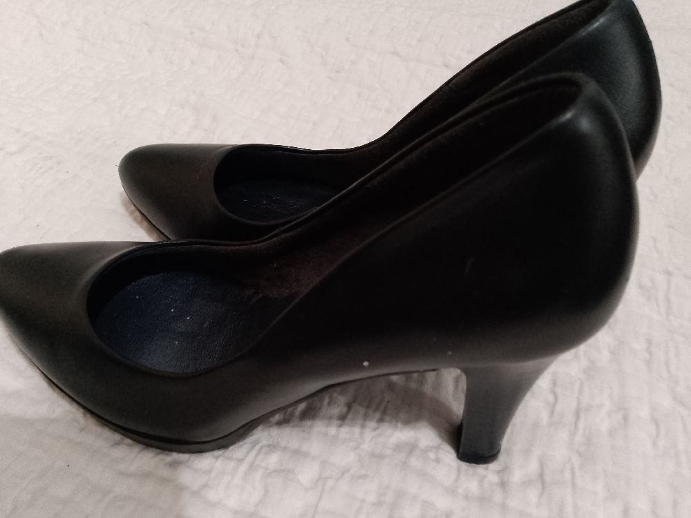 Escarpins cuir confortable 