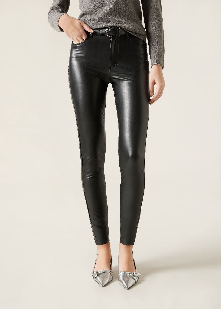 Leggings cuir