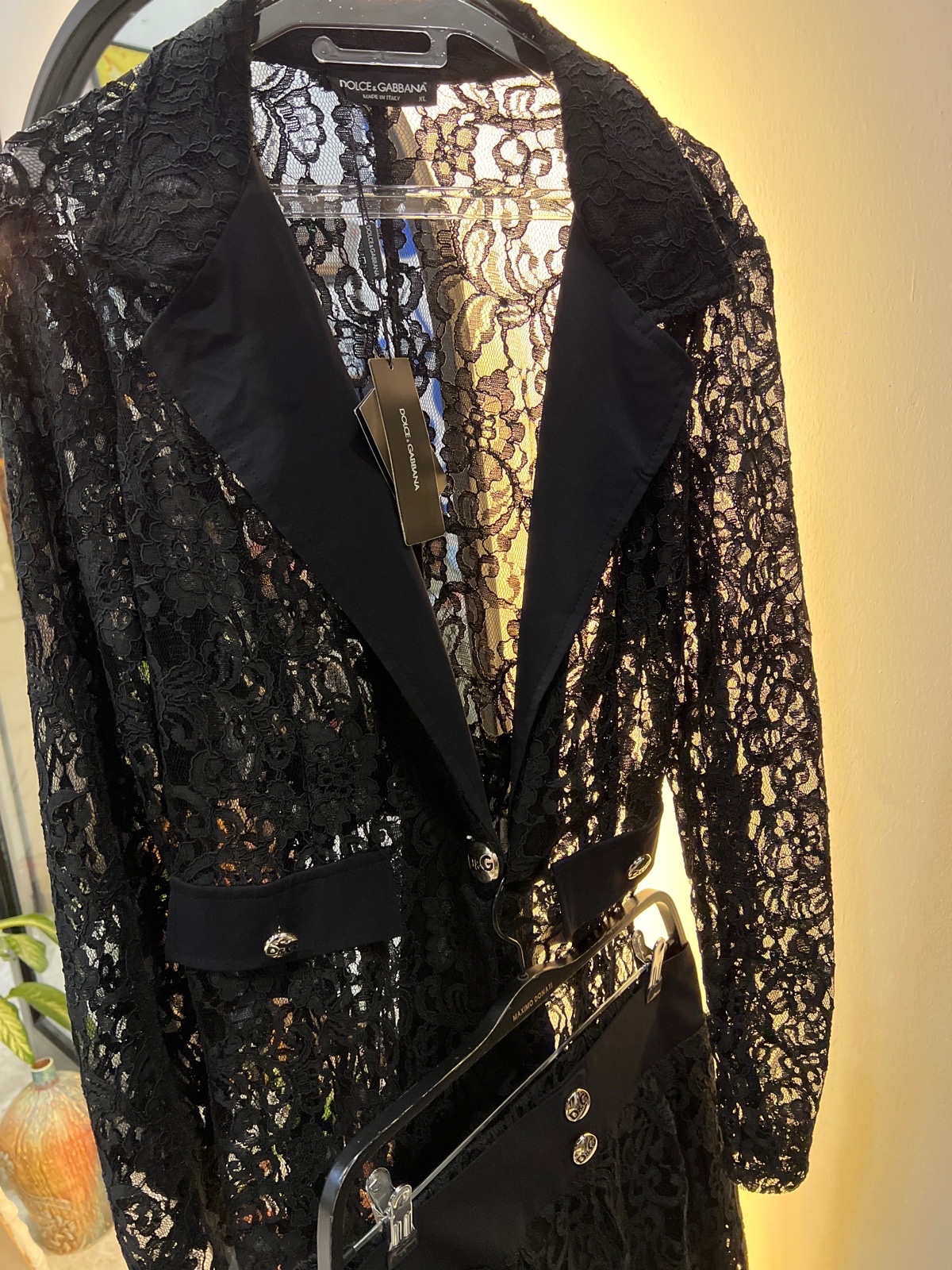 Enseblem set  dentelle D&G taille L / XL
