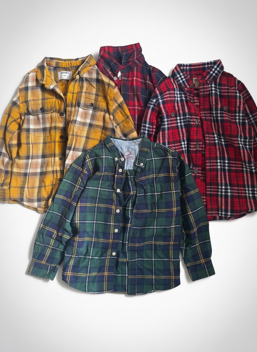 4 chemises garcons 