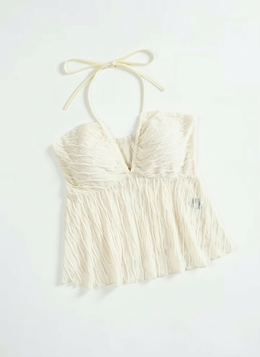 Top butter yellow de la marque shein tille s