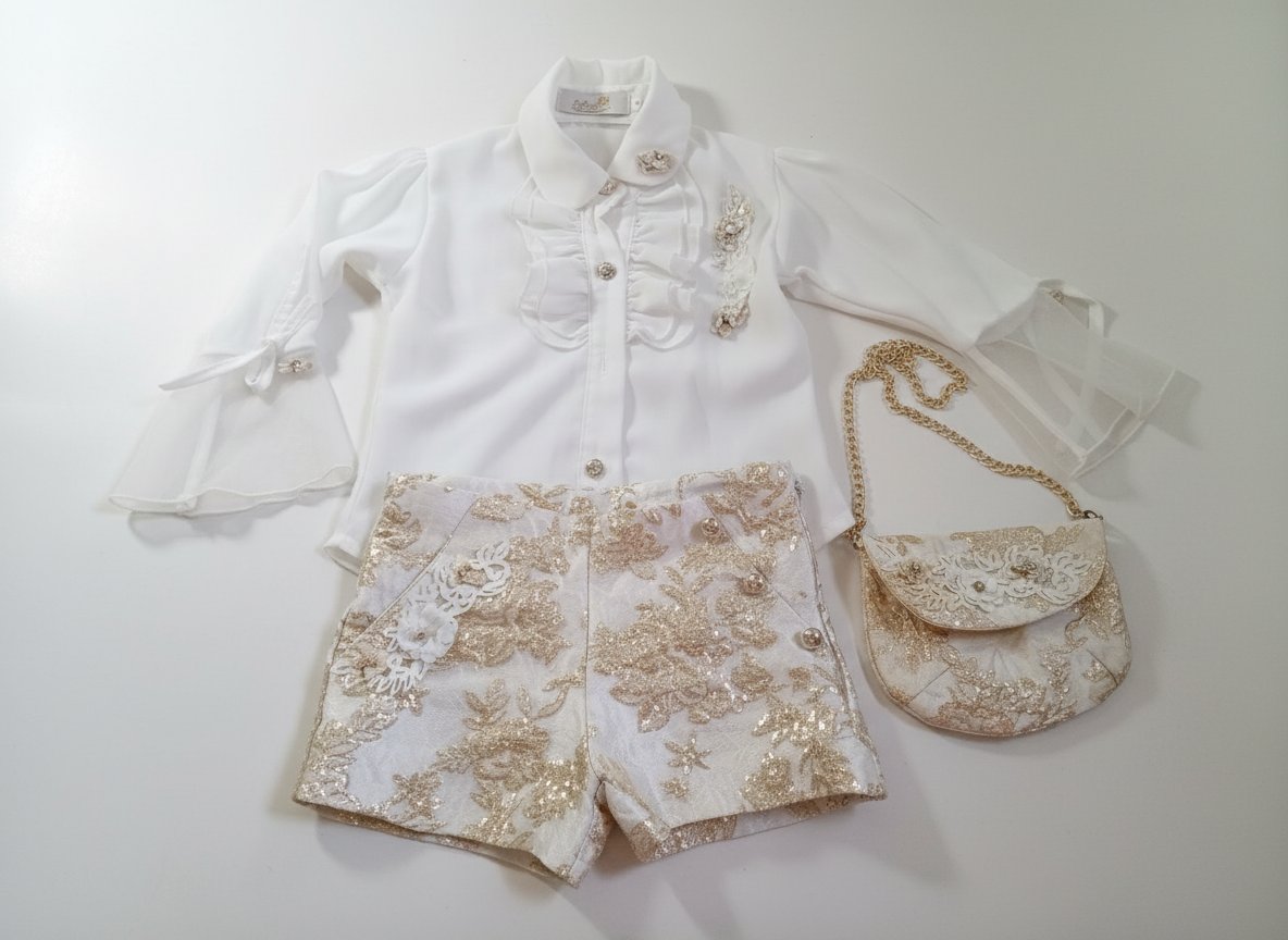 Set (chemise+shorts) + pochette 