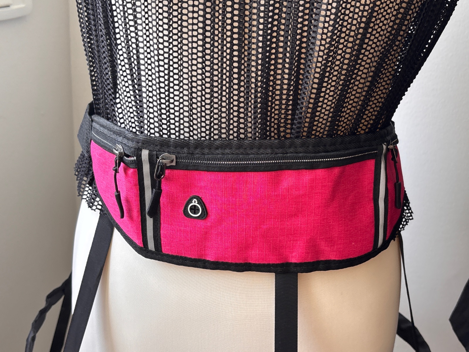SHEIN Sac banane rose pour les coureuses et les sportives