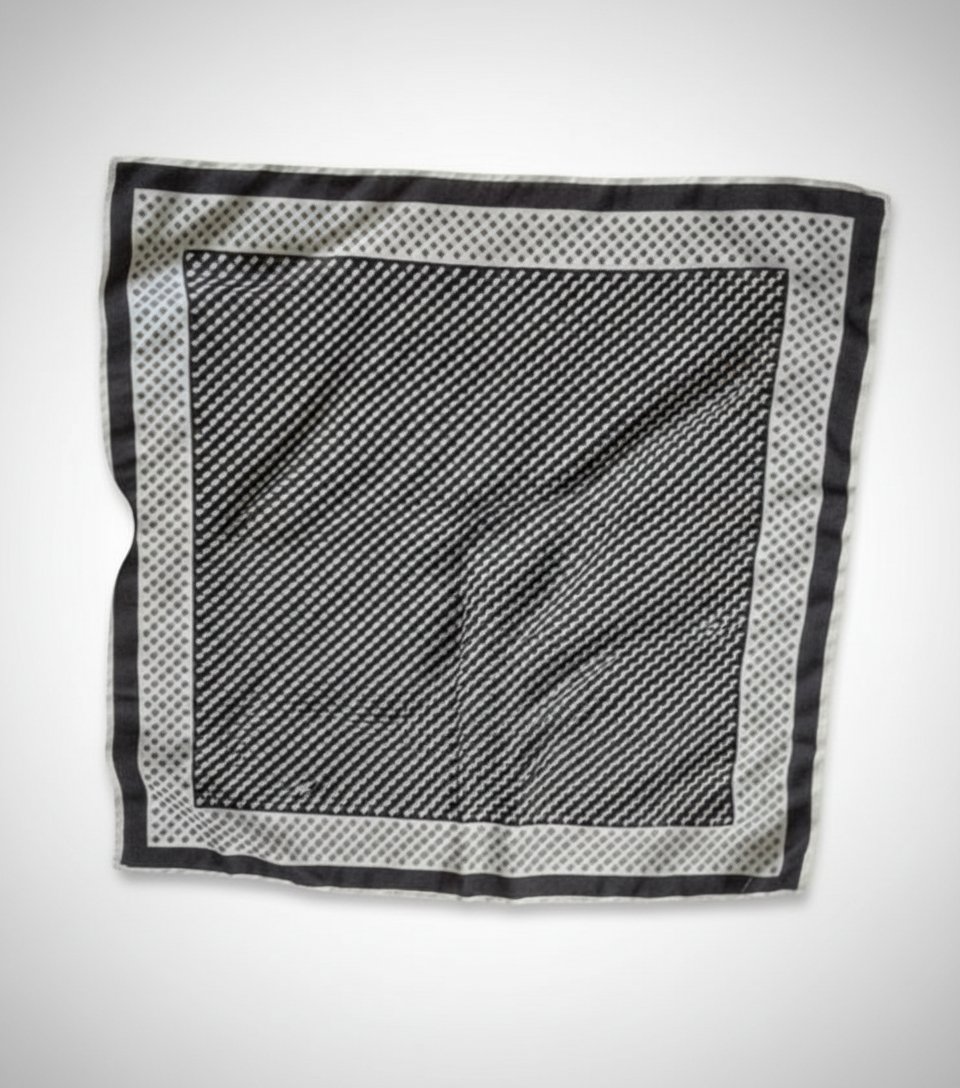 Foulard pointillé 87/87cm