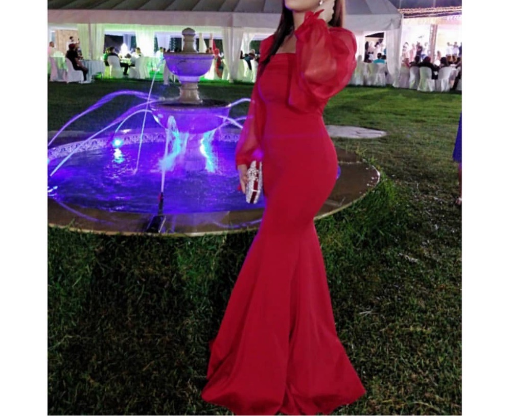 Robe soirée rouge