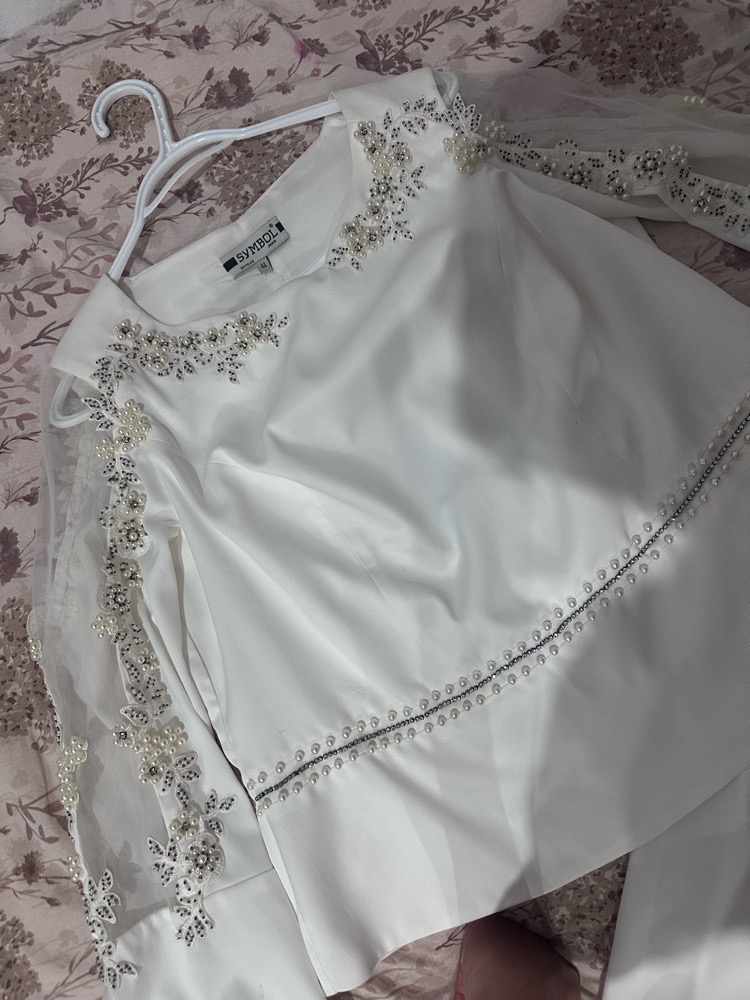 Ensemble blanc soirée