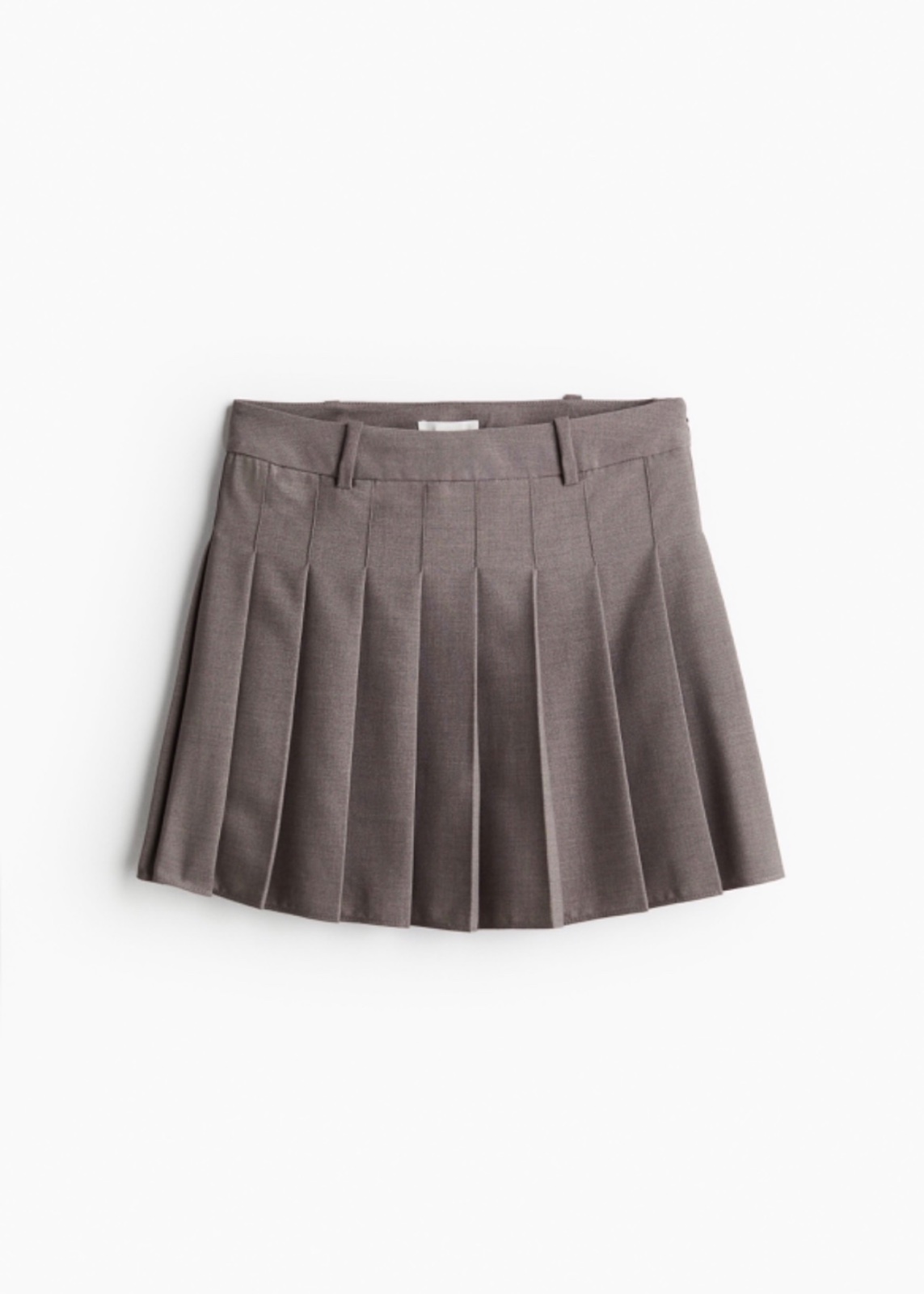 Mini jupe plissée h&m