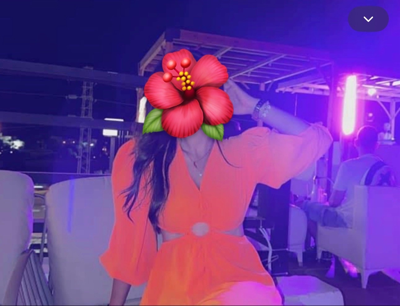 Robe orange 