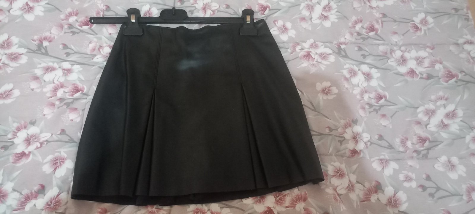 Petite jupe vrai cuir