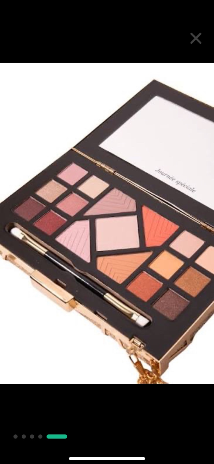 Superbe palette-pochette de maquillage Miss Cop originale (modèle "Mon Écrin de Beauté"), [neuve / très peu servie]