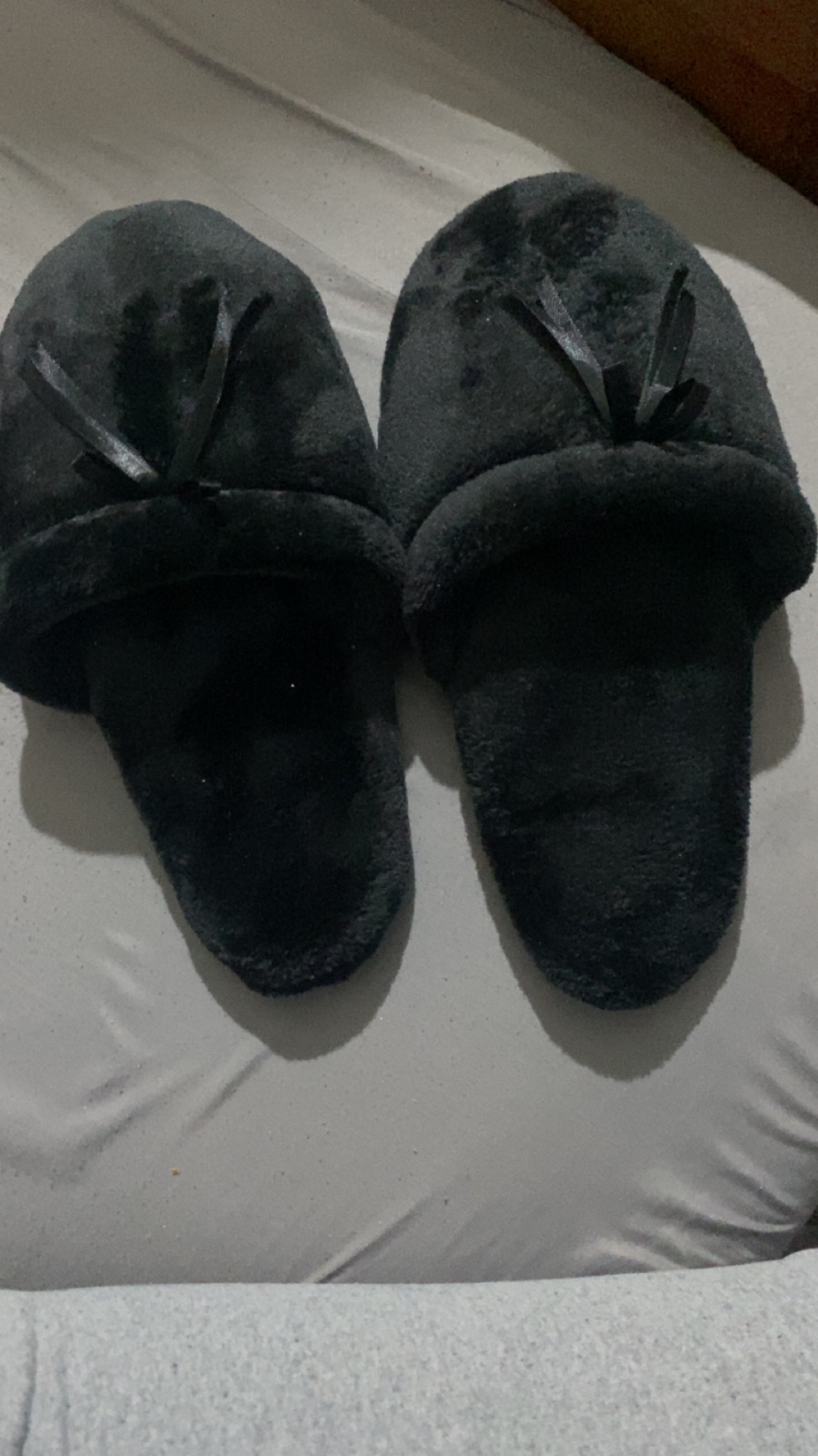 Mules  fourrées noires pour femme