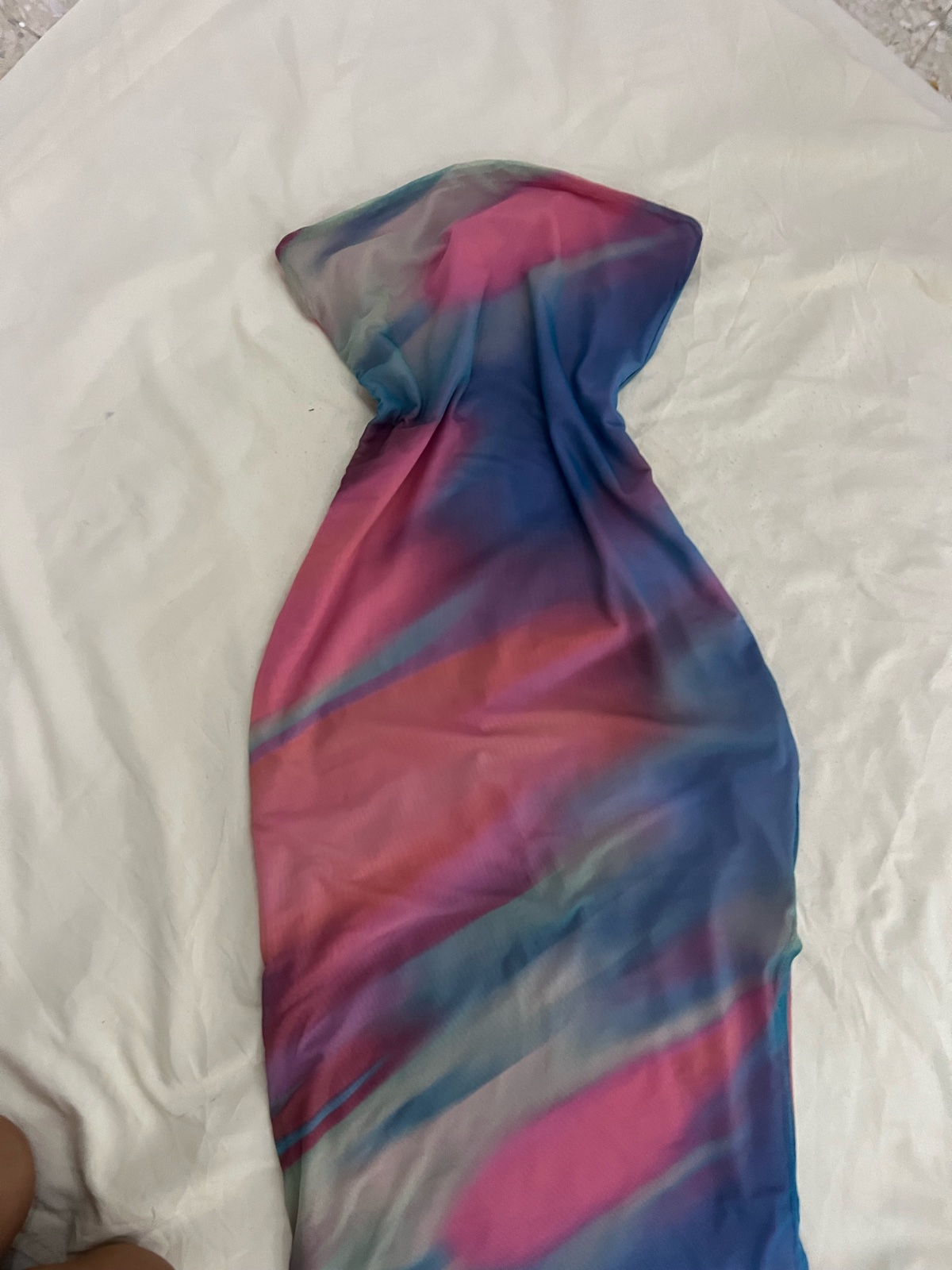 Robe multicolore