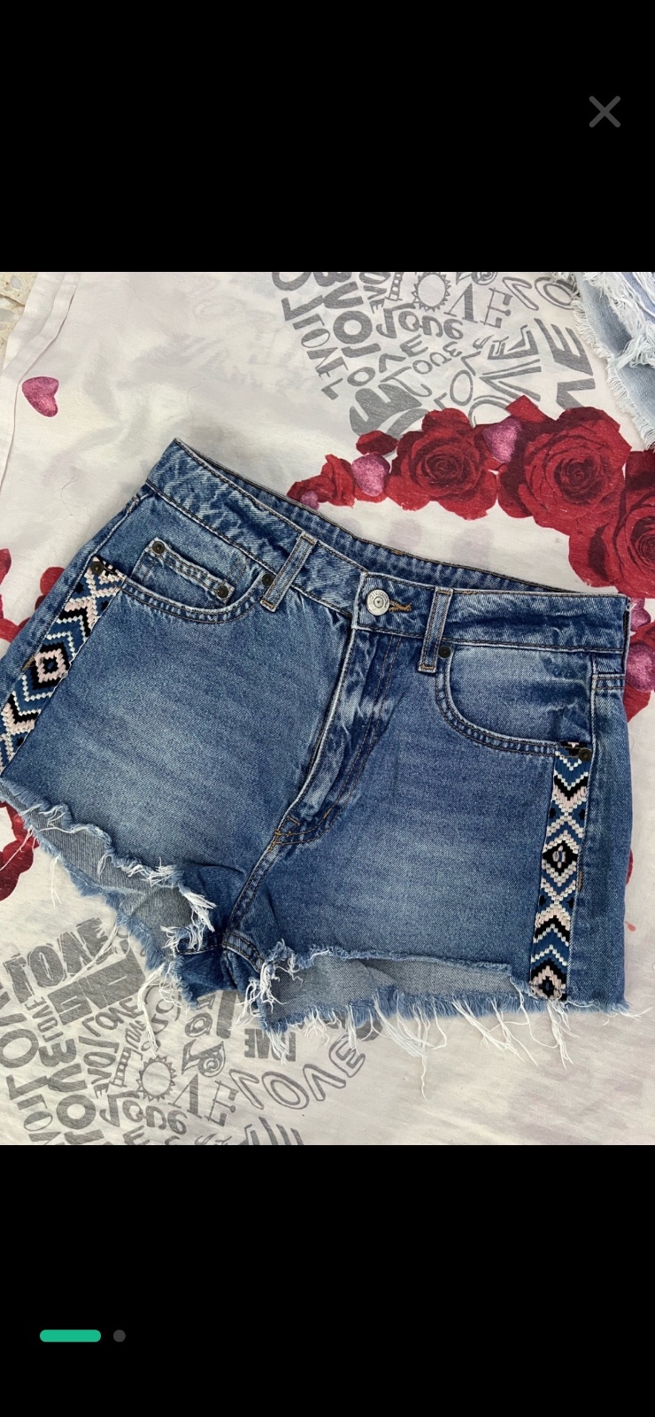 Lot de deux short jean