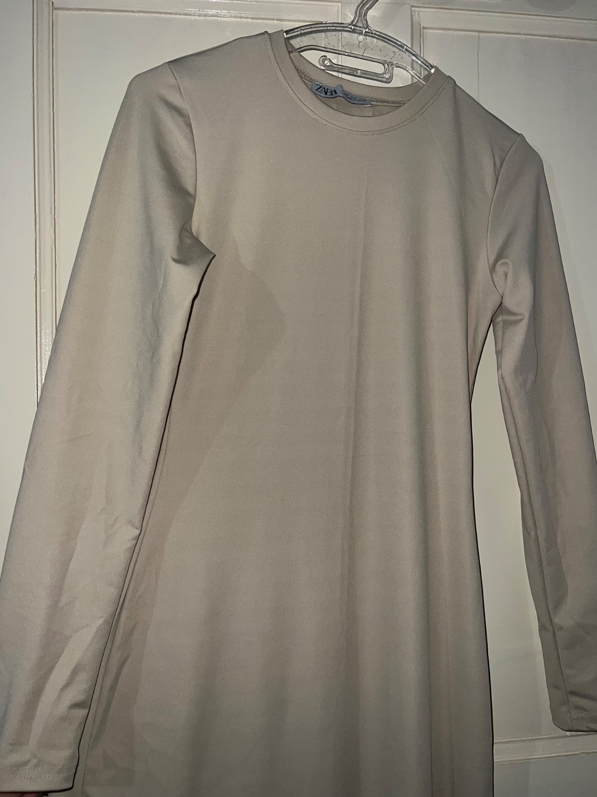 Robe beige long 