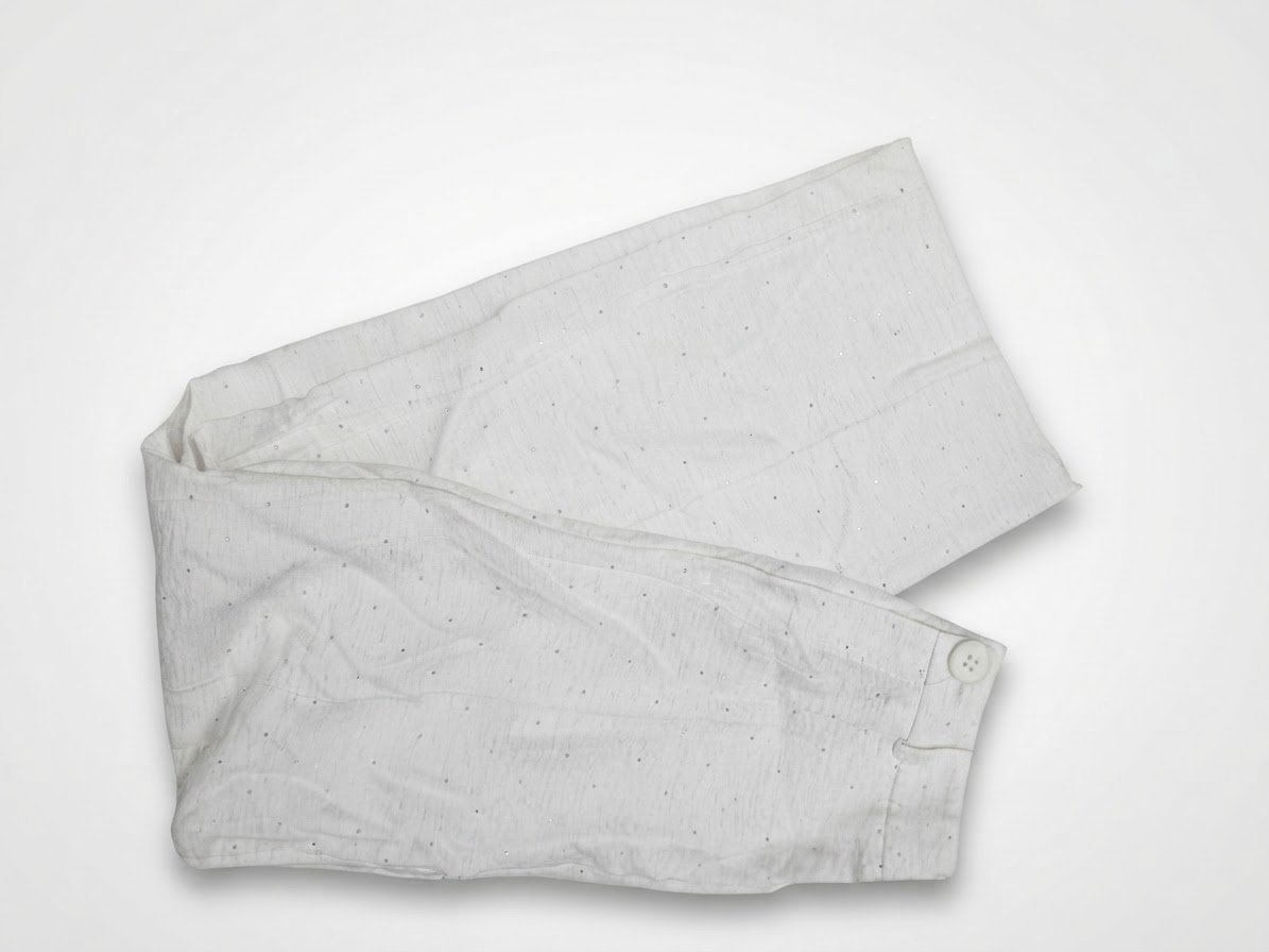 Ensemble YOUMI blanc gilet+pantalon neuf avec étiquette 
